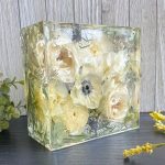 Custom Flower Preservation, Resin Block, Floral preservation, Funeral Arrangement, Memorial Flowers, Gift, Deposit