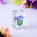 The Flower Market Violet Flowers In Resin | Home Decor | Ornament